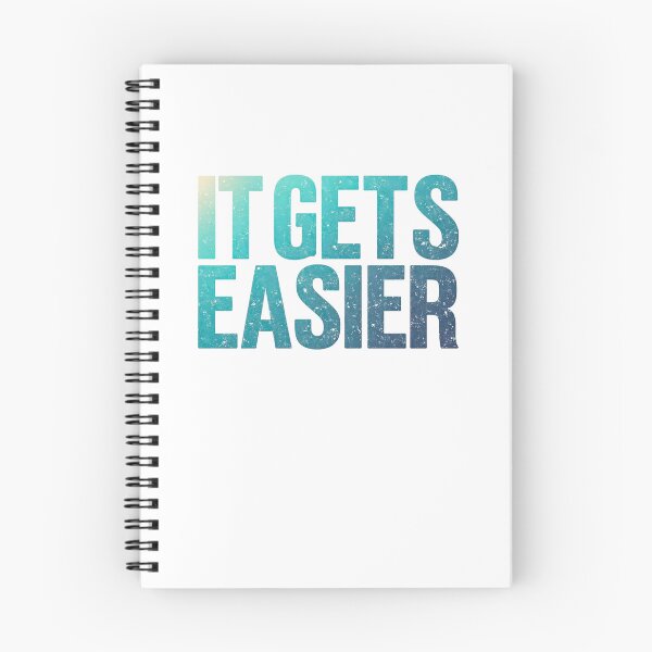 Item preview, It Gets Easier designed and sold by TheInkyLine.