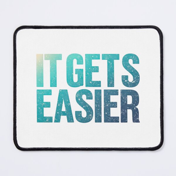 Item preview, It Gets Easier designed and sold by TheInkyLine.