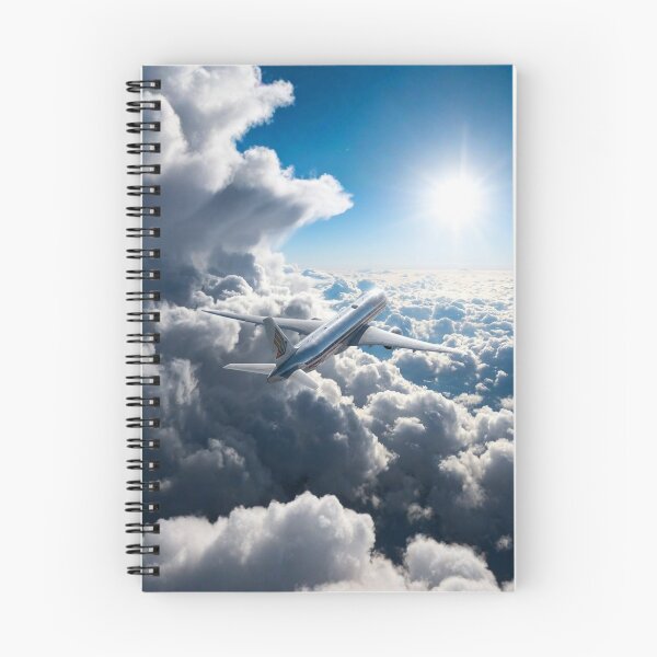 Item preview, Airliner Emerging Above Sunlit Clouds designed and sold by EMairplanes.