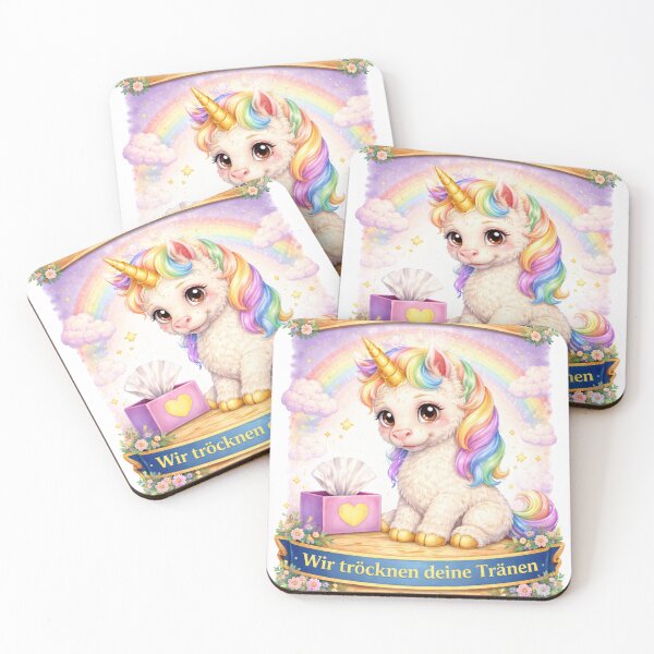 Artikelvorschau, Das Tränen-Einhorn – Cute Rainbow Unicorn Gift, Kawaii Comfort Design entworfen und verkauft von CLOUTKULT.