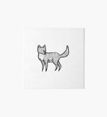 Linocut - Fox Art Board