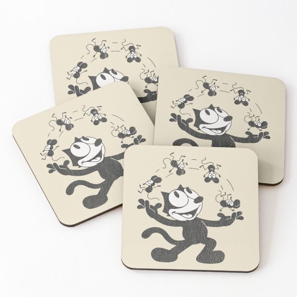 Item preview, Felix the Cat Playing with Mice designed and sold by oran9e.