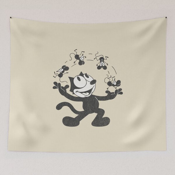 Item preview, Felix the Cat Playing with Mice designed and sold by oran9e.