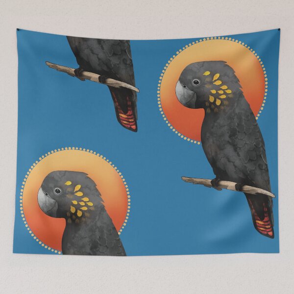 Item preview, Australian Glossy Black Cockatoo Australian wildlife designed and sold by Karin Taylor.