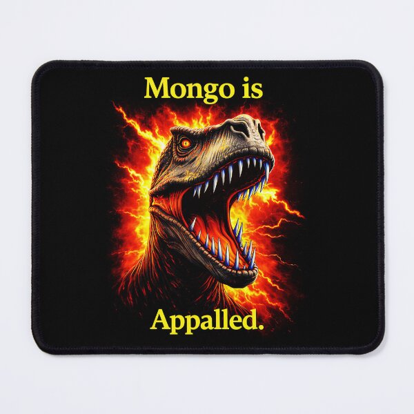 Item preview, Retro Mongo is Appalled Vintage Riding Dinosaur designed and sold by gear-posters.