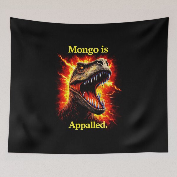 Item preview, Retro Mongo is Appalled Vintage Riding Dinosaur  designed and sold by gear-posters.