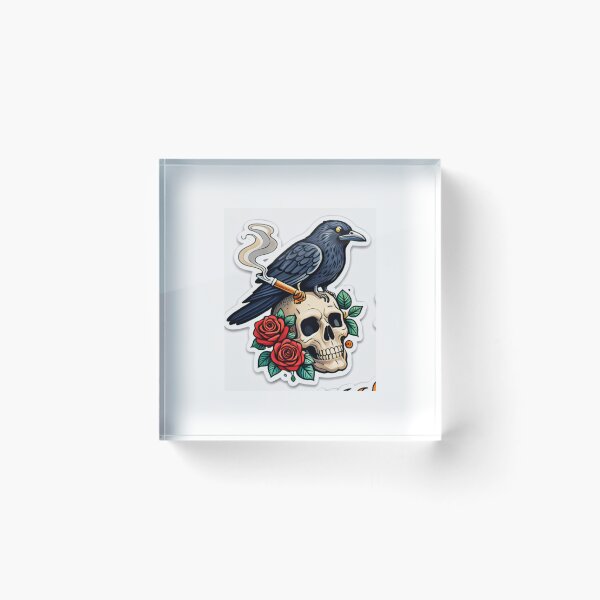 Item preview, Crow sticker  designed and sold by Subho650.