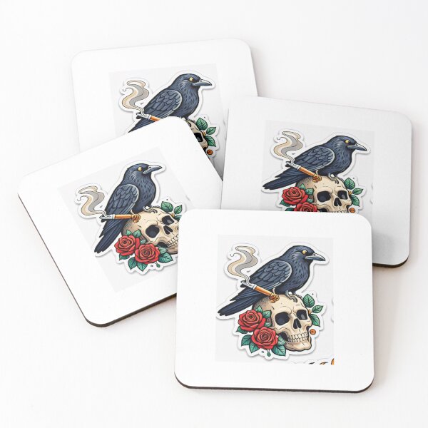Item preview, Crow sticker  designed and sold by Subho650.