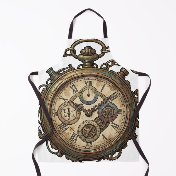Item preview, Time Travel Pocket Clock – Journey Through Time Design designed and sold by pictranoosa.