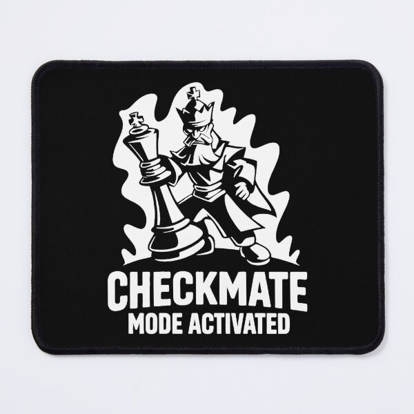 Item preview, Checkmate Mode Activated Chess King Design designed and sold by ArdjaN_PL.