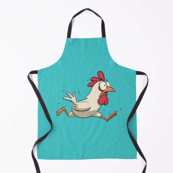 Item preview, Running Chicken Cartoon designed and sold by Soft Mayhem Studio.