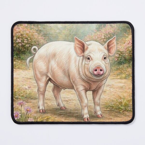 Item preview, Vintage Pig designed and sold by Blackberry Hill Design Co..