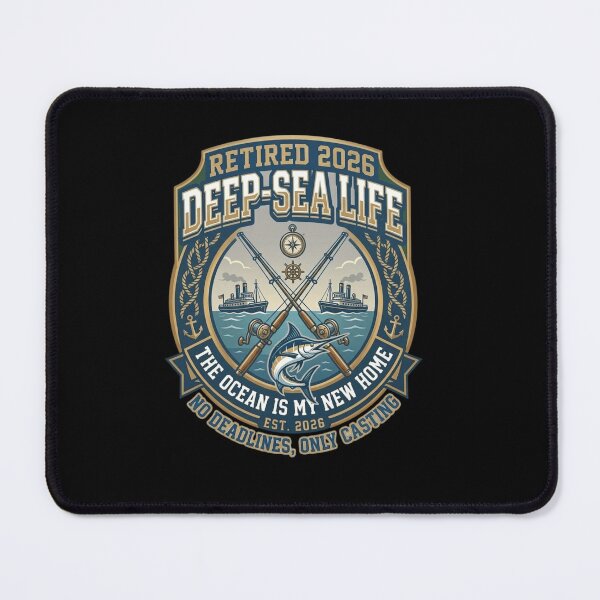 Item preview, Retired 2026 Deep-Sea Life - The Ocean Is My New Home - Funny Fishing Retirement designed and sold by FarDesign.