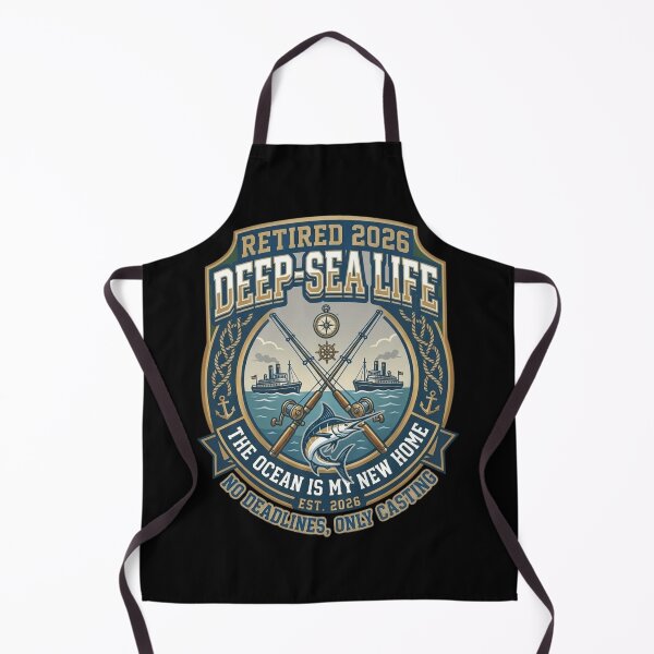 Item preview, Retired 2026 Deep-Sea Life - The Ocean Is My New Home - Funny Fishing Retirement designed and sold by FarDesign.