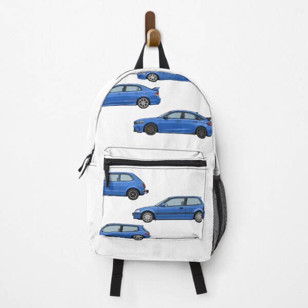 Item preview, Japanese Hatchback Evolution Side View – Classic to Modern Performance Lineup designed and sold by GT Garage.