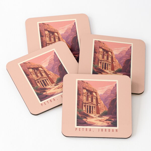 Item preview, Petra Jordan - Ancient Treasury Rock City Illustration designed and sold by MatthewHeights.