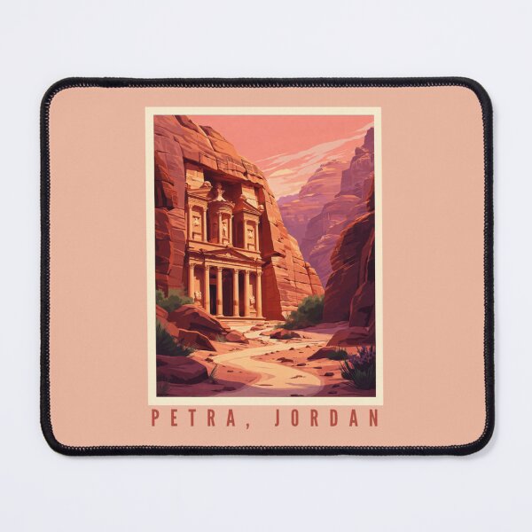 Item preview, Petra Jordan - Ancient Treasury Rock City Illustration designed and sold by MatthewHeights.