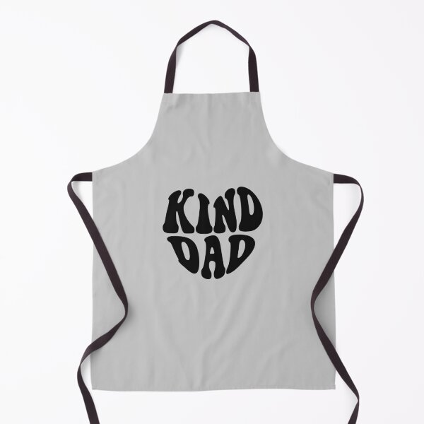 Item preview, Kind Dad Black Heart Wavy Typography designed and sold by WAMTEES.