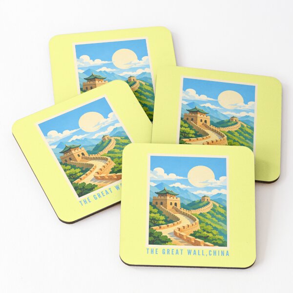 Item preview, The Great Wall of China Travel Poster designed and sold by MatthewHeights.