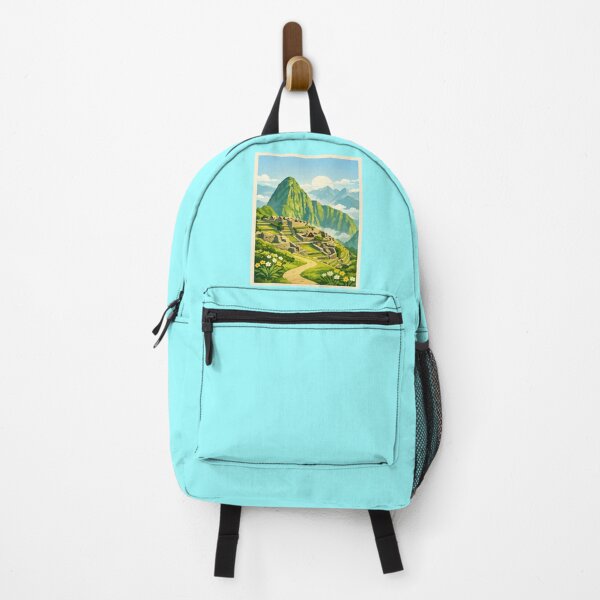Item preview, Machu Picchu Peru - Inca Ruins Mountain Landscape Illustration designed and sold by MatthewHeights.