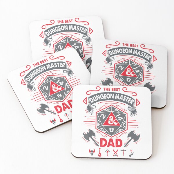 Item preview, Dungeons & Dragons The Best Dungeon Master Dad Die Logo designed and sold by Panega.