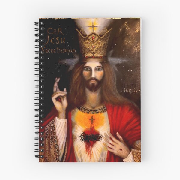 Item preview, Cor Jesu Sacratissimum designed and sold by The Mysterious Domain Alyne Whiteswan Fine Art Prints and Merch.
