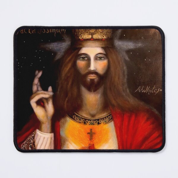 Item preview, Cor Jesu Sacratissimum designed and sold by The Mysterious Domain Alyne Whiteswan Fine Art Prints and Merch.