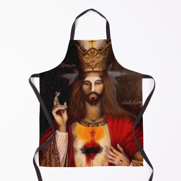 Item preview, Cor Jesu Sacratissimum designed and sold by The Mysterious Domain Alyne Whiteswan Fine Art Prints and Merch.
