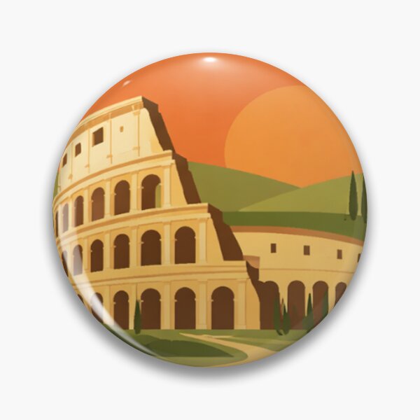 Item preview, Colosseum Rome - Iconic Roman Landmark Sunset Illustration designed and sold by MatthewHeights.