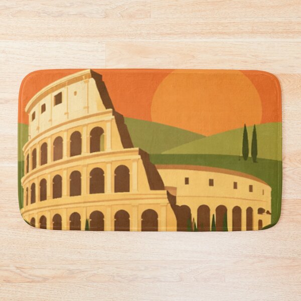 Item preview, Colosseum Rome - Iconic Roman Landmark Sunset Illustration designed and sold by MatthewHeights.