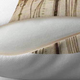 Alternate view of Charles Rennie Mackintosh. The Wassail 1900 (Detail, Crop). Throw Pillow