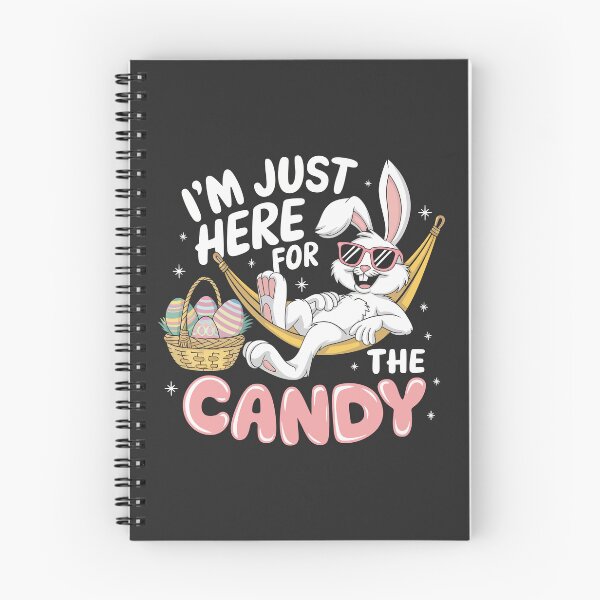 Item preview, I'm Just Here for the Candy Shirt Funny Easter Bunny Easter Holiday designed and sold by Solid Sarcasm.