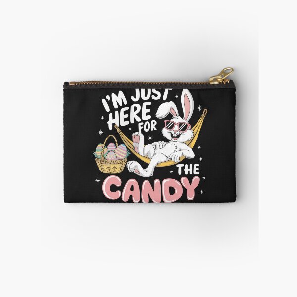 Item preview, I'm Just Here for the Candy Shirt Funny Easter Bunny Easter Holiday designed and sold by Solid Sarcasm.