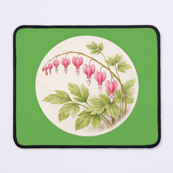 Item preview, Bleeding Heart Romance – Woodland Garden Flower Circle designed and sold by TheJoyfulPen.