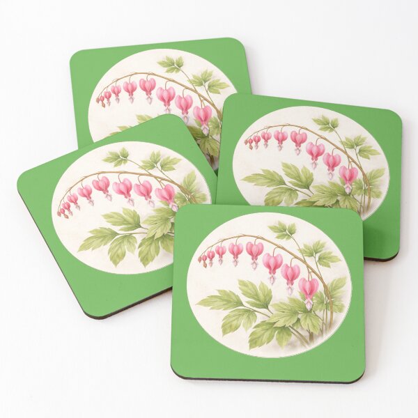 Item preview, Bleeding Heart Romance – Woodland Garden Flower Circle designed and sold by TheJoyfulPen.