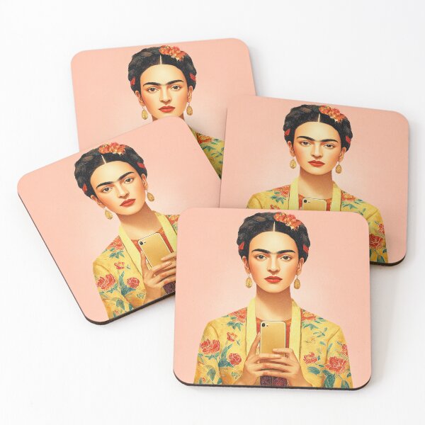 Item preview, Frida Kahlo: A Modern Selfie in Vibrant Tradition designed and sold by Artixshopy98.