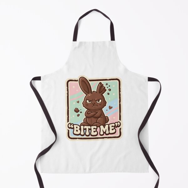 Item preview, Funny Easter Bunny "BITE ME" Shirt – Sarcastic Chocolate Bunny Graphic Tee designed and sold by relso.