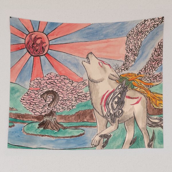 Item preview, Howl to the Sunrise designed and sold by TheAmbrosiaFix.