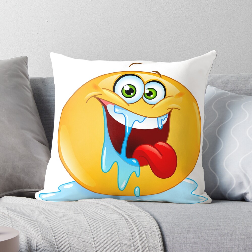 Throwboy The Original Emoji Pillows - Grin 