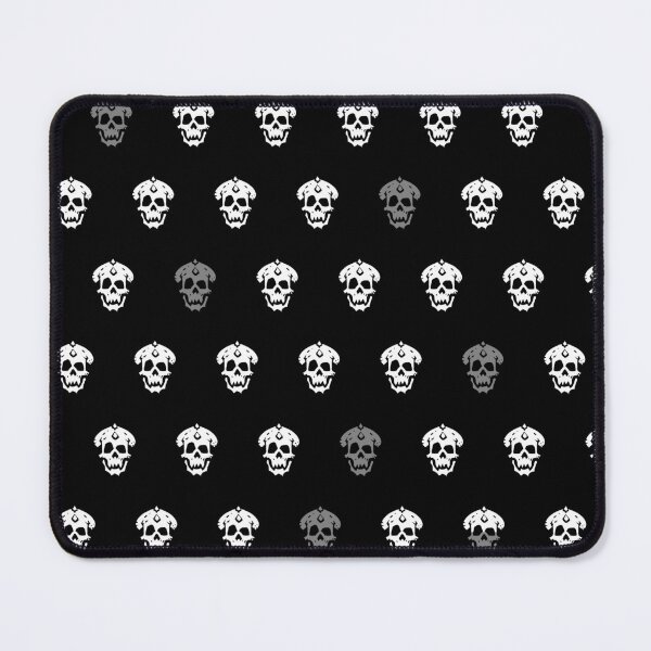 Item preview, Gothic Skull Pattern – Black & White Dark Repeat designed and sold by Alessandro Buffa Artist.