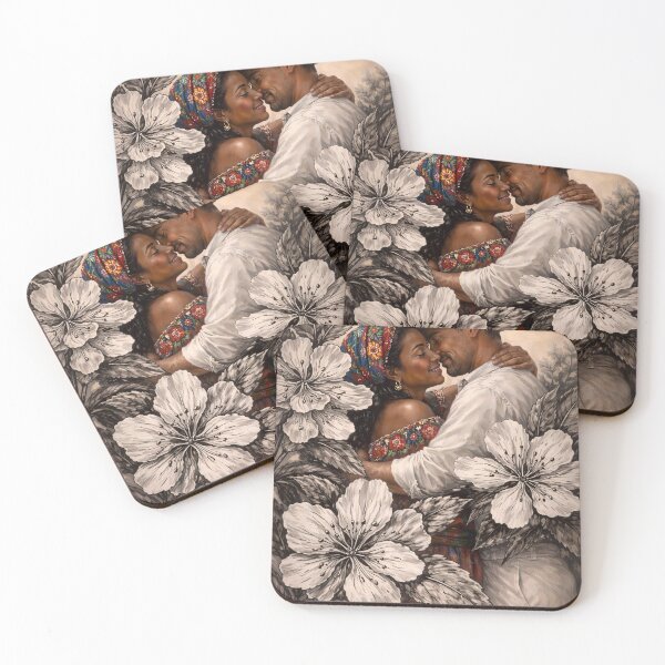 Item preview, Romantic Couple in Bloom- Arte di Bam Romantic Art designed and sold by Arte di Bam.