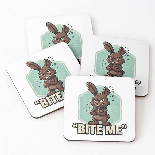 Item preview, Sarcastic Easter Bunny “BITE ME” Graphic – Funny Chocolate Bunny Design designed and sold by relso.