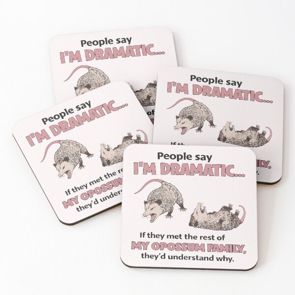 Item preview, Funny Opossum Dramatic Family-Quote Possum Humor designed and sold by JessArty ⭐⭐⭐⭐⭐.
