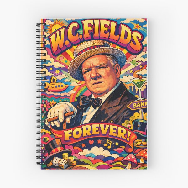 Item preview, W.C. Fields Forever! Psychedelic Vintage Comedy Poster | Retro 60s Pop Art Tribute designed and sold by DiamondSkyShirt.
