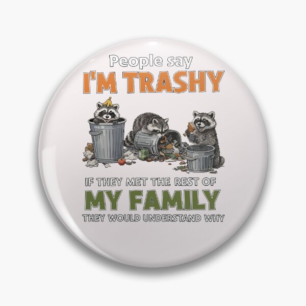 Item preview, Trashy Raccoon Family designed and sold by JessArty ⭐⭐⭐⭐⭐.