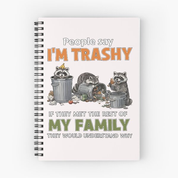 Item preview, Trashy Raccoon Family designed and sold by JessArty ⭐⭐⭐⭐⭐.