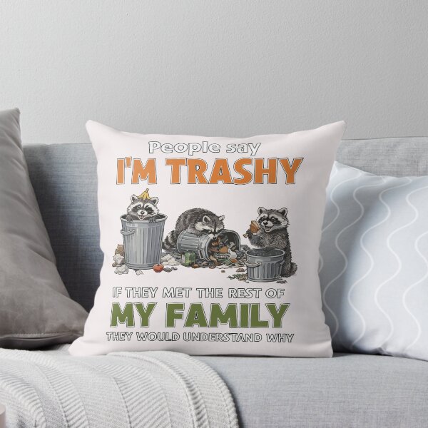 Item preview, Trashy Raccoon Family designed and sold by JessArty ⭐⭐⭐⭐⭐.
