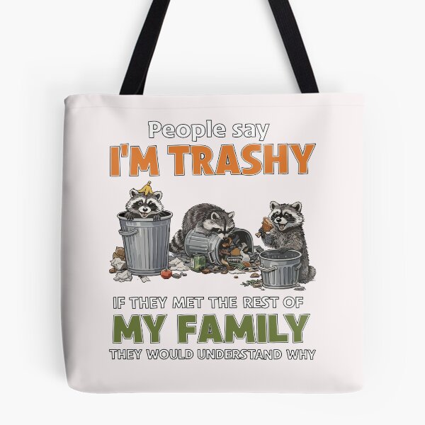 Item preview, Trashy Raccoon Family designed and sold by JessArty ⭐⭐⭐⭐⭐.