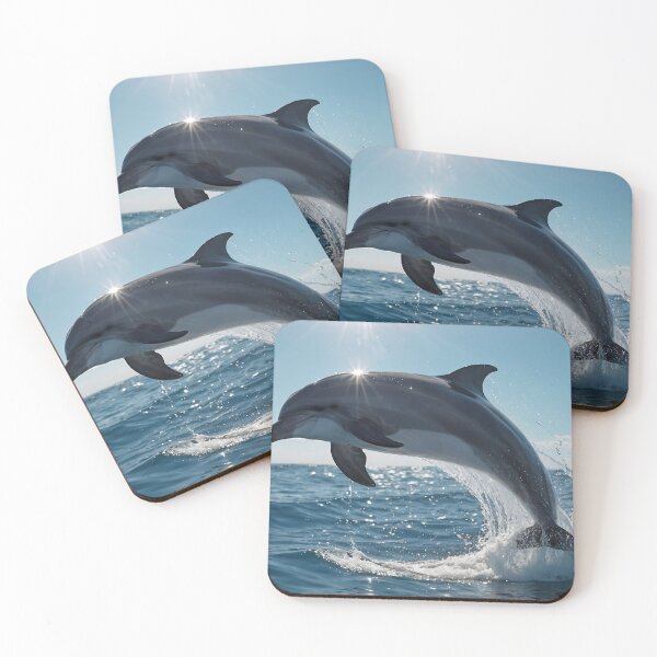 Item preview, Playful Dolphin Leaping Through Waves designed and sold by adill72.
