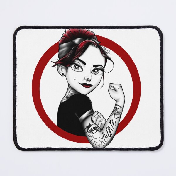 Item preview, Tattoed Pin-up - Strong woman  “We can do it” style art designed and sold by CookieTa2.